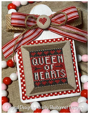 Queen Of Hearts Spool - Crafty Bluebonnet Designs