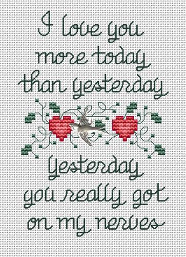 I Love You More… - Sue Hillis Designs