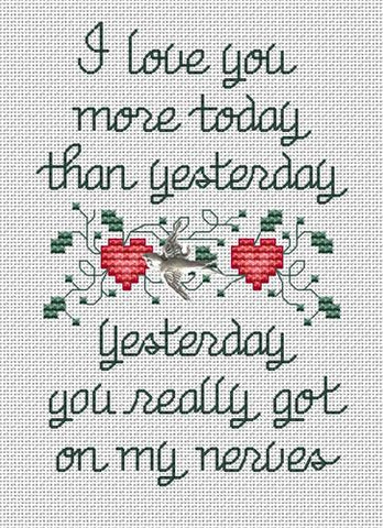 I Love You More… - Sue Hillis Designs