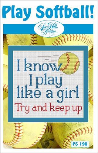 Play Softball! By Sue Hillis Designs - Imaginating