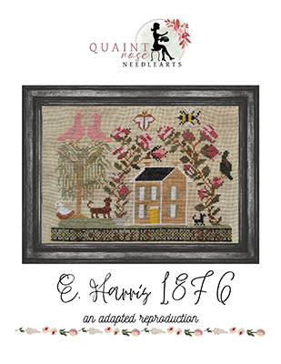 E. Harris 1876 - Quaint Rose NeedleArts