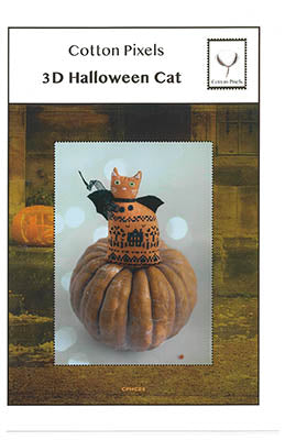 3D Halloween Cat - Cotton Pixels LTP