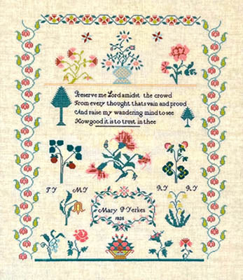 Mary P. Yerkes 1825 - Queenstown Sampler Designs