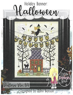 Halloween Holiday Banner - Little Stitch Girl