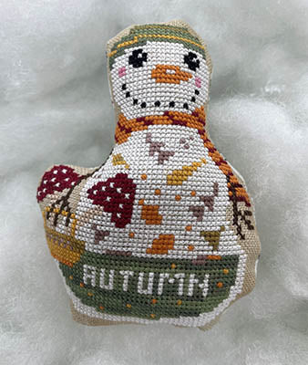 Snowman Autumn - Romy's Creations