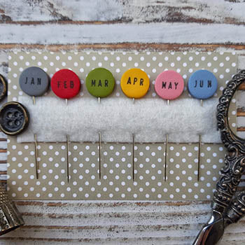 January - June Pins - Puntini Puntini