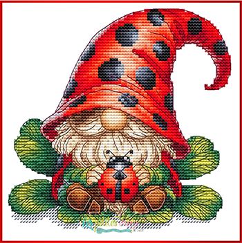Ladybug Gnome 2024 - Les Petites Croix De Lucie