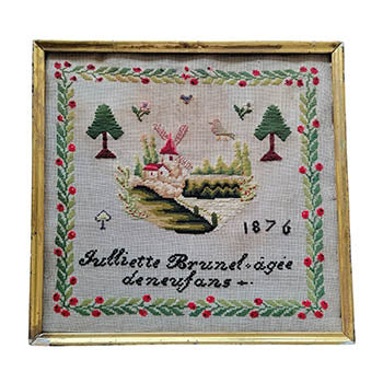 Julliette Brunel 1876 Sampler - Wishing Thorn