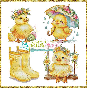 Easter Chicks - Les Petites Croix De Lucie