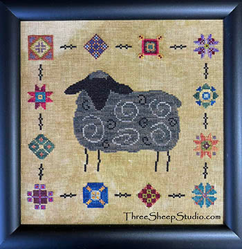 Wrapped In A Quilt: Black Sheep - Three Sheep Studio