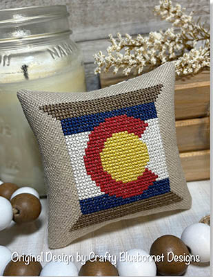 Colorado State Spool - Crafty Bluebonnet Designs