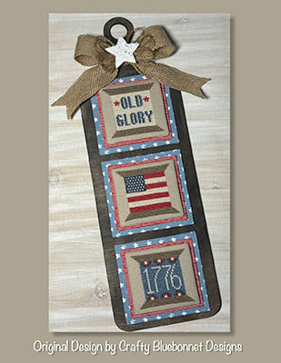 Patriotic Spool Trio - Crafty Bluebonnet Designs