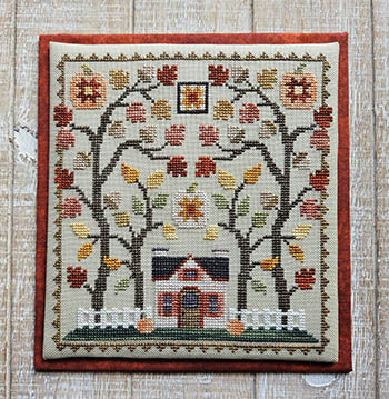 Little House In The Autumn Woods - Waxing Moon Designs