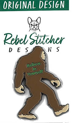 Bigfoot Needleminder - Rebel Stitcher Designs