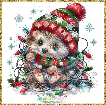 Hedgehog Christmas - Les Petites Croix De Lucie