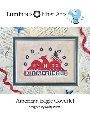 American Eagle Coverlet - Luminous Fiber Arts