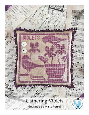 Gathering Violets - Luminous Fiber Arts