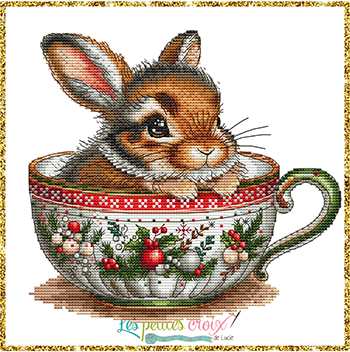 Christmas Animal Cup: Rabbit - Les Petites Croix De Lucie