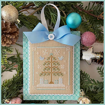 Frosty Christmas: Pastel Collection Ornaments - Country Cottage Needleworks