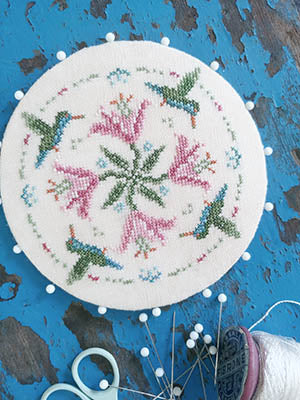 A Charm Of Hummingbirds: A Georgian Pinwheel - Mojo Stitches