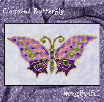 Cloisonne Butterfly - Works by ABC