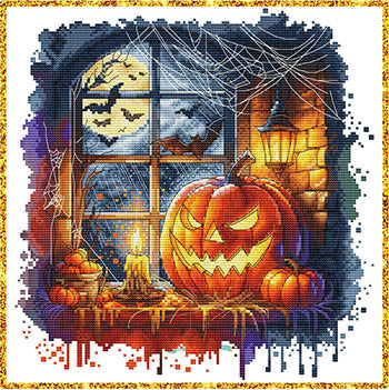 Pumpkin Window - Les Petites Croix De Lucie
