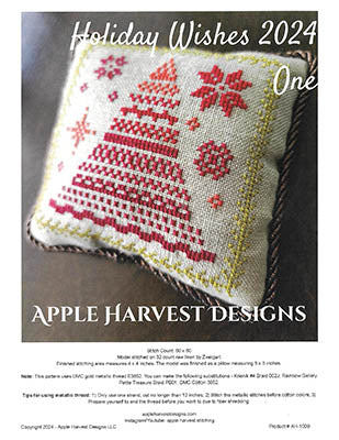 Holiday Wishes 2024 One - Apple Harvest Designs