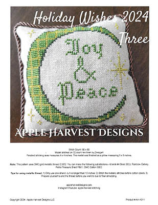 Holiday Wishes 2024 Three - Apple Harvest Designs