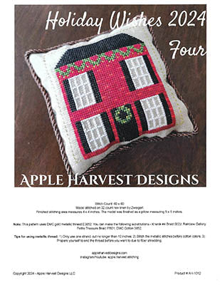 Holiday Wishes 2024 Four - Apple Harvest Designs