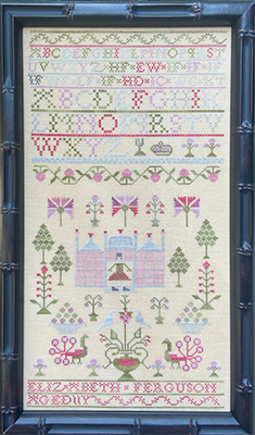 Elizabeth Ferguson Aged 11 Sampler - Just Stitching Along