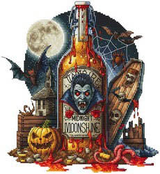 Midnight Moonshine Magnet - Les Petites Croix De Lucie