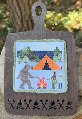 Camping Bigfoot - SamBrie Stitches Designs