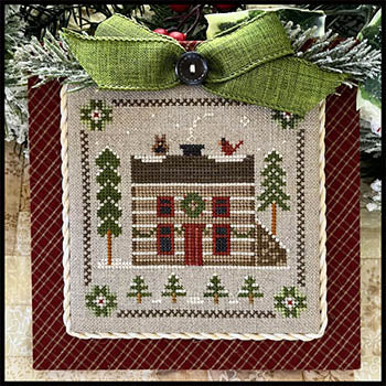 Log Cabin #8: Log Cabin Christmas - Little House Needleworks