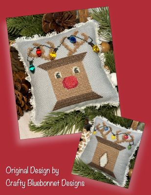 Rudolph Spool - Crafty Bluebonnet Designs