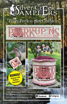 Polly Pork-U-Pin Cushion - Silver Creek Samplers