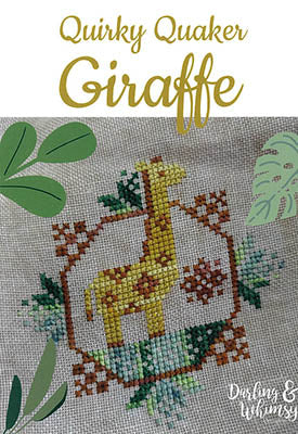 Quirky Quaker Giraffe - Darling & Whimsy Designs