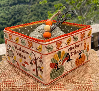 Autumn Vibes Sewing Basket - Mani Di Donna