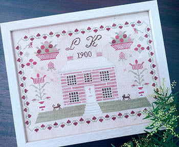 LK 1900: A Little Pink House - Mojo Stitches