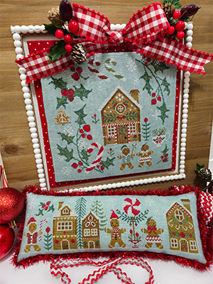 Gingerbread Village Set - Quaint Rose NeedleArts