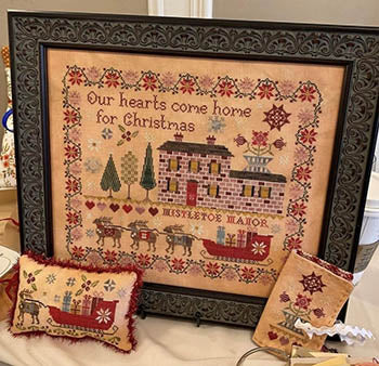 Mistletoe Manor Sampler And Smalls - Pansy Patch Quilts & Stitchery