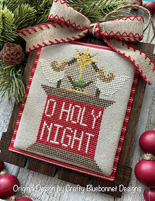 O Holy Night Spool - Crafty Bluebonnet Designs