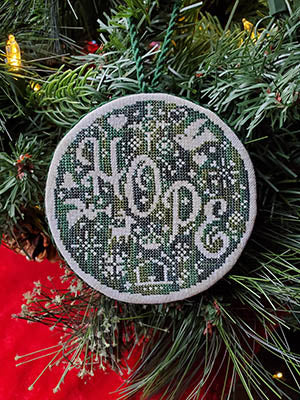 Hope Bauble - Wildflower Stitching LLC