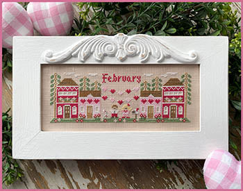 February Mini Village: Monthly Mini Village Series - Country Cottage Needleworks