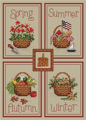 Seasonal Baskets - Sue Hillis Designs