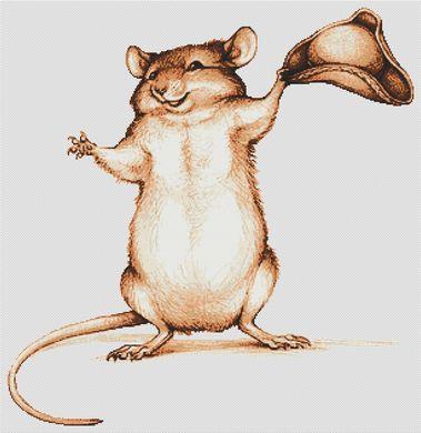Church Mouse - White Willow Stitching
