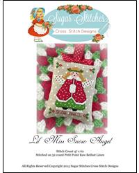 Lil' Miss Snow Angel - Sugar Stitches Design