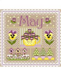 May: Monthly Sampler - Sugar Stitches Design