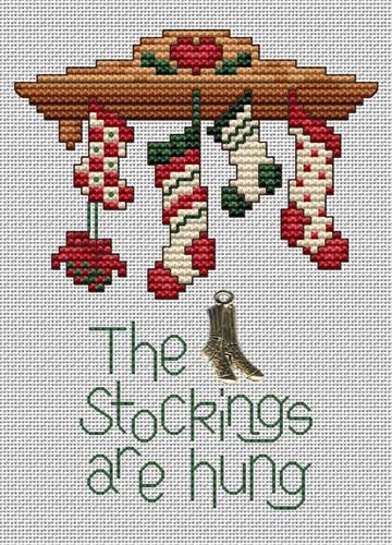 The Stockings Are Hung - Sue Hillis Designs