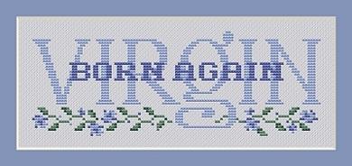 Born Again Virgin - White Willow Stitching
