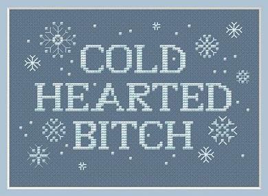 Cold Hearted - White Willow Stitching
